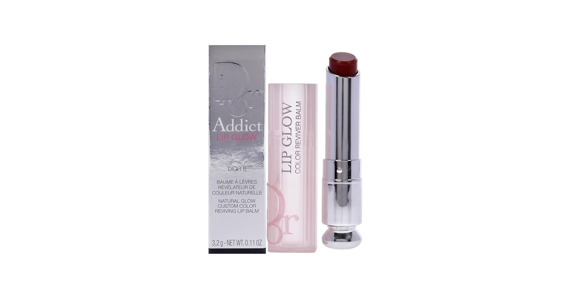 Amazon.com : Dior Addict Lip Glow - 8 Dior by Christian Dior for