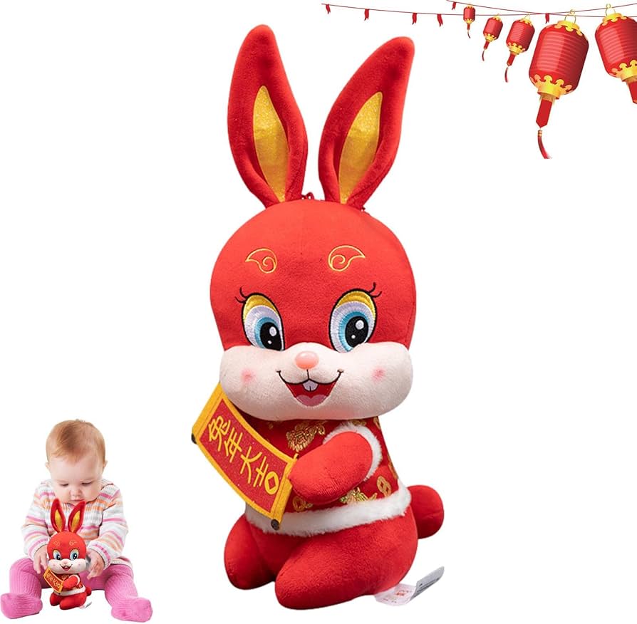 Amazon.co.jp: 赤いウサギのぬいぐるみ,うさぎのぬいぐるみ - かわいい