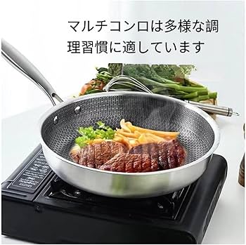 Amazon | NULVEX ノンスティックフライパン 24cm/26cm/28cm/30cm