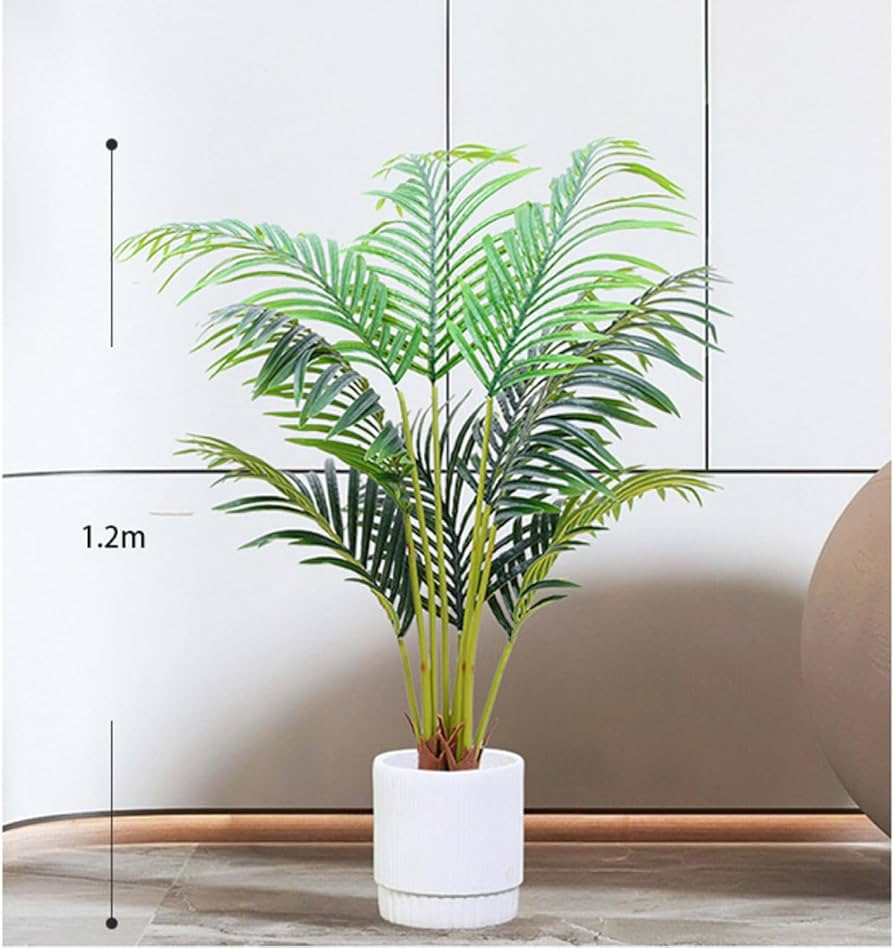 人工 観葉植物 水やり不要 枯れない 盆栽植物(人工ヤシの木です,120CM
