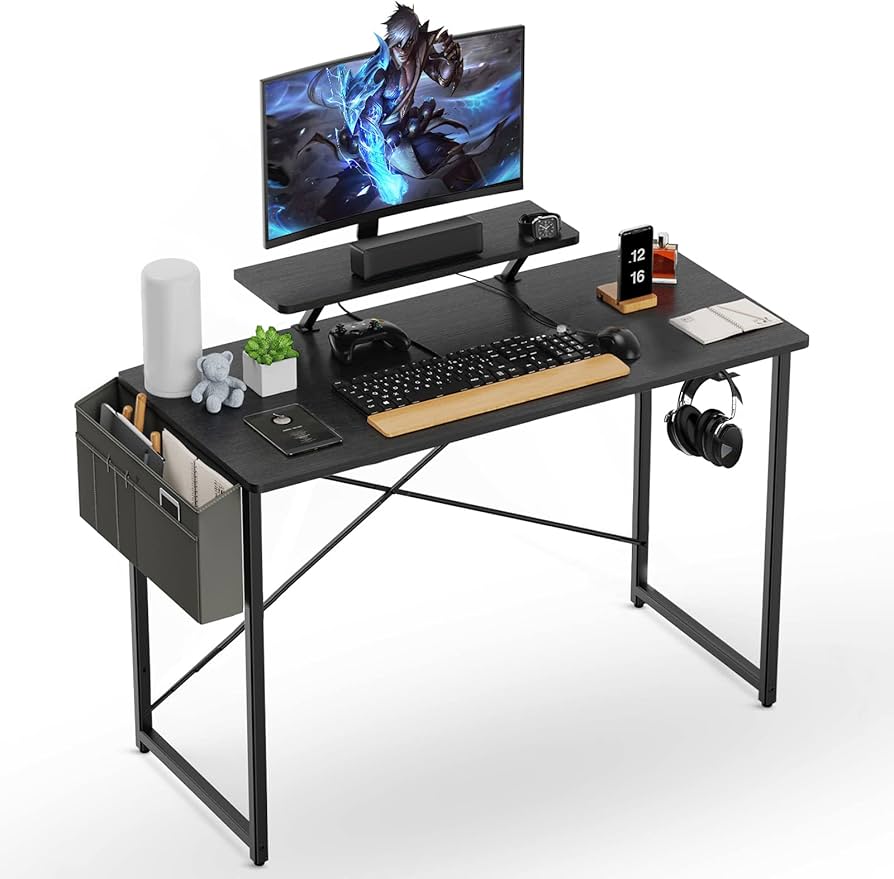 Amazon | パソコンデスク ZXhome 幅120X奥行50X高さ75cm モニター台