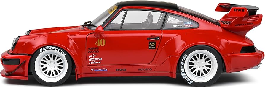 Amazon | ソリド 1/18 ポルシェ 911 (964) RWB レッド サクラ 2021