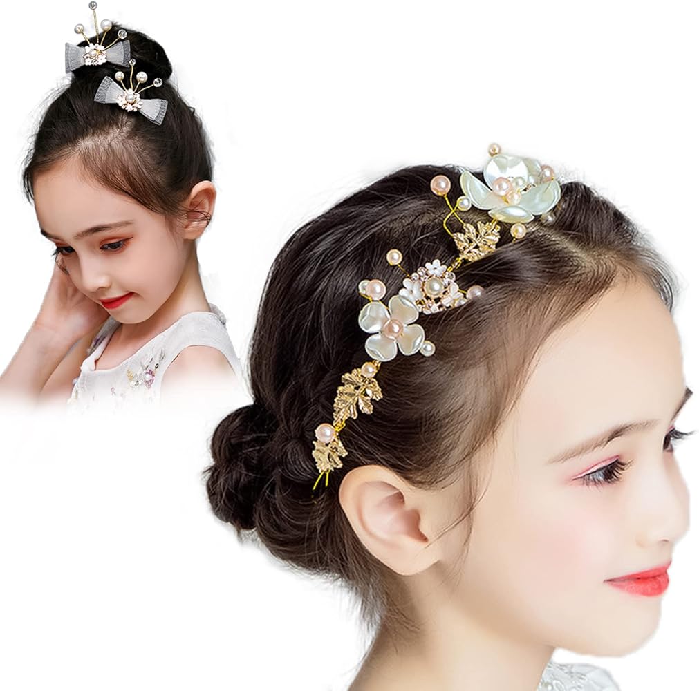 Amazon | [Fugeruisi] 2種セット子供ヘアアクセサリー 髪飾りピアノ