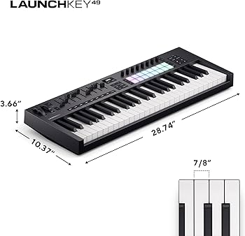 Amazon | Novation/Launchkey 49 Mk4 | MIDIキーボード | MIDI