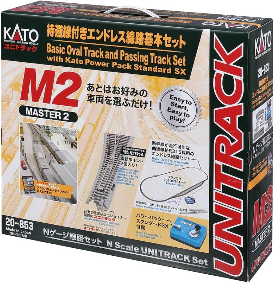 Amazon | KATO Nゲージ M2 待避線付きエンドレス 基本セットマスター2