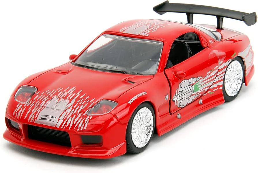 Amazon.com: Jada Fast & Furious Mazda RX-7 1:32 Die-cast Car, Toys