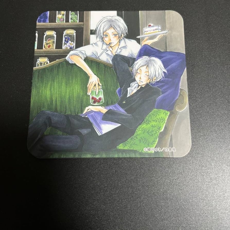 Amazon.co.jp: 夏目友人帳カフェ 夏目 ニャンコ先生 人型 コースター