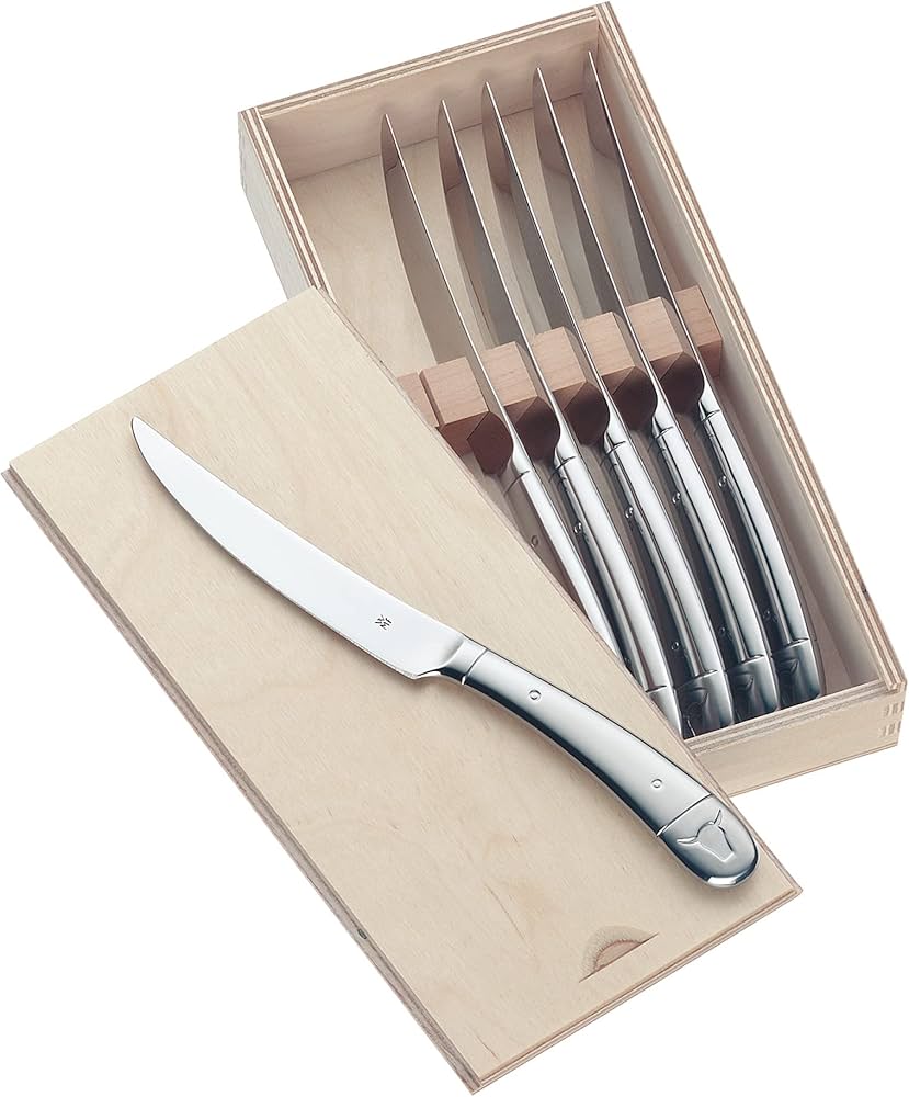 Amazon.com: WMF 6-Piece Stainless Steel Steak Knives Set with