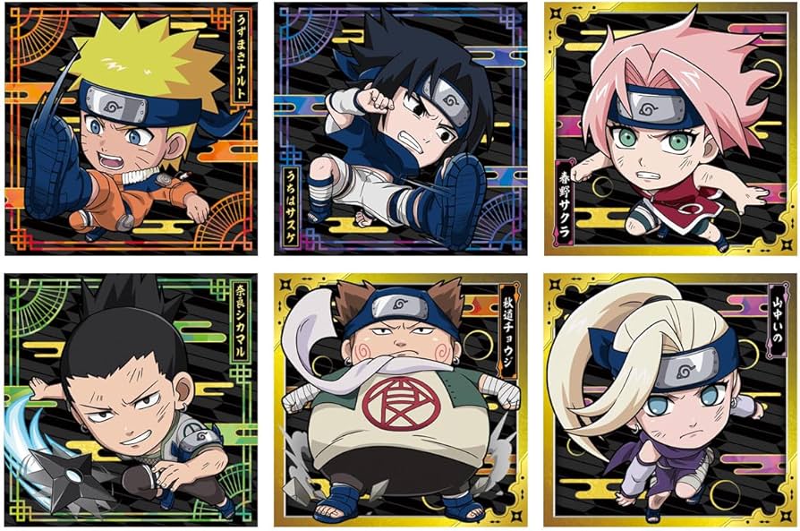 Amazon | にふぉるめーしょん NARUTO-ナルト-疾風伝 忍界シール