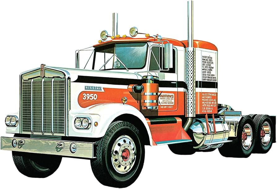 Amazon | AMT 1/25 ケンワース W925 コンベンショナル トレーラー