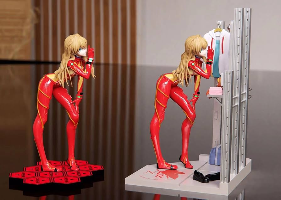 Amazon.co.jp: 惣流・アスカ・ラングレー フィギュア 1/6スケール 塗装