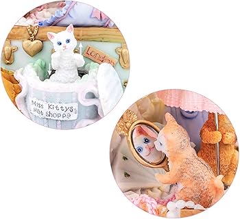 Amazon.co.jp: オルゴール猫オルゴールオルゴール回転誕生日プレゼント