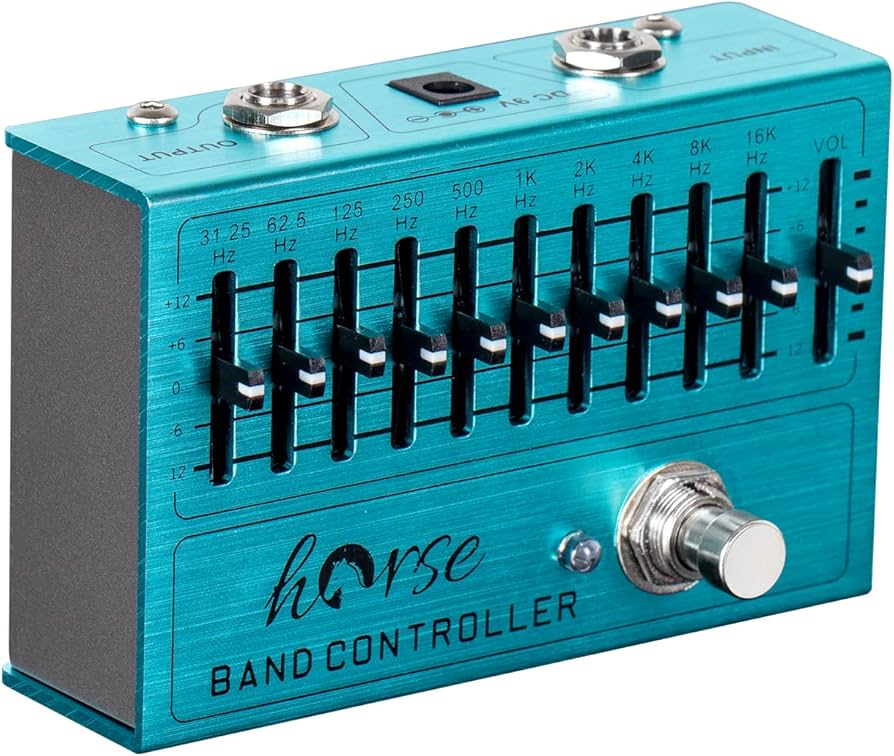 Amazon | 10 バンド EQ ペダル イコライザー (31.25Hz-16kHz) エレキ