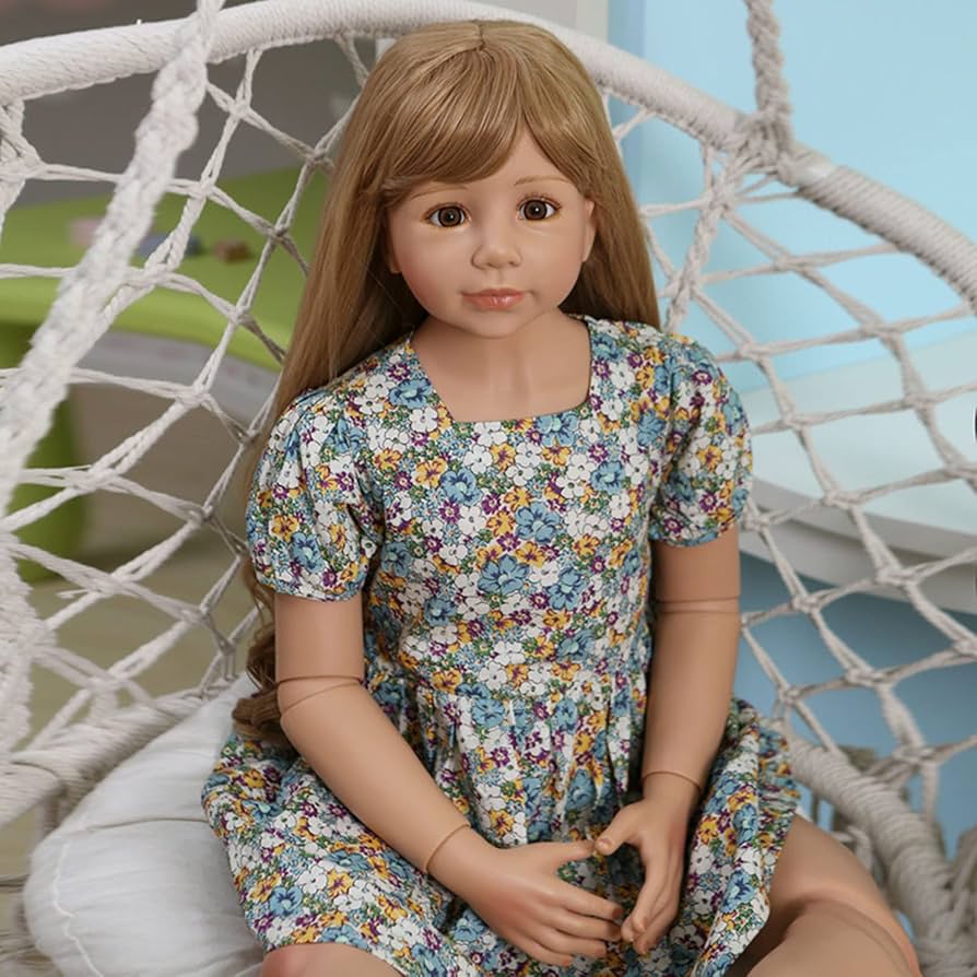 Amazon.co.jp: 48インチリボーンドール巨大な立ち女の子赤ちゃん手作り