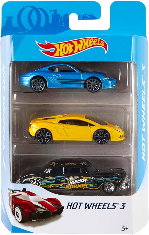 Amazon.com: Hot Wheels 3 Car Pack, Multipack of 3 Vehicles