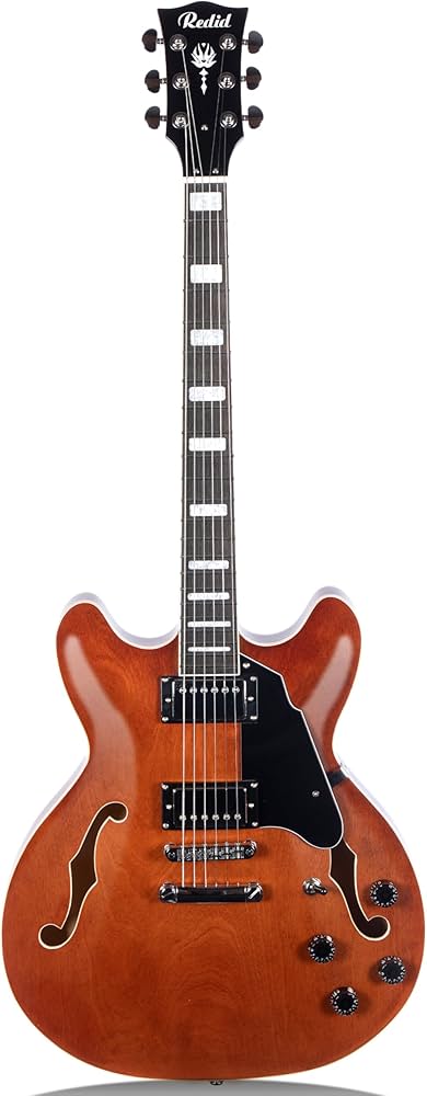 Amazon.co.jp: Redid セミホローボディエレキギター RD-100 ジャズ