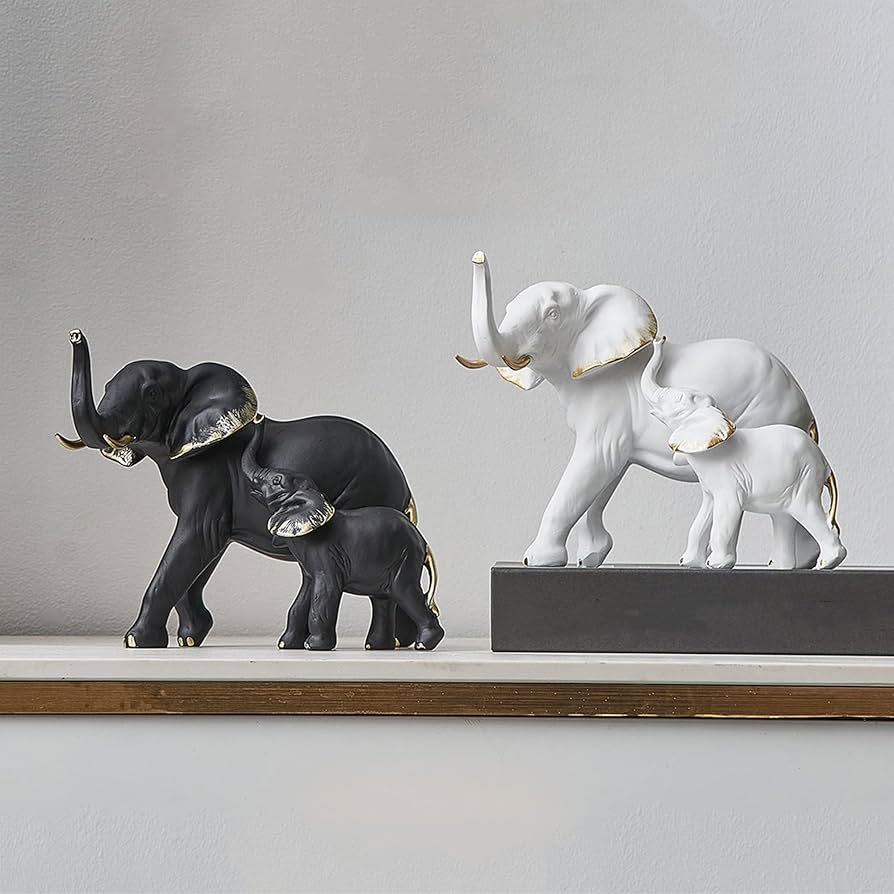 Amazon.com: XINXUAN Elephant Statue Home Decor, Elephant Brings