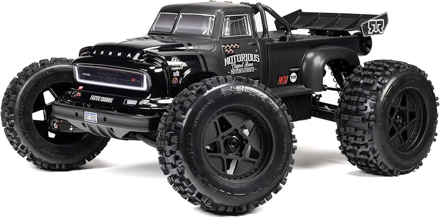 ARRMA RC Truck 1/8 Notorious 4X4 6S BLX BRUSHLESS V6 Stunt Truck