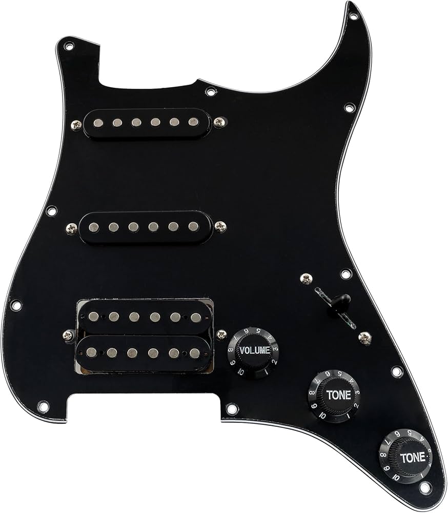 Amazon.com: Musiclily SSH Prewired Strat Loaded Pickguard with