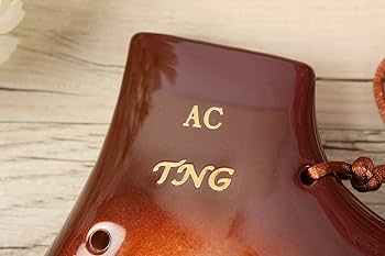 Amazon | TNG オカリナ 楽器 [ トリプル/アルト/ブラウンゴールド ] C