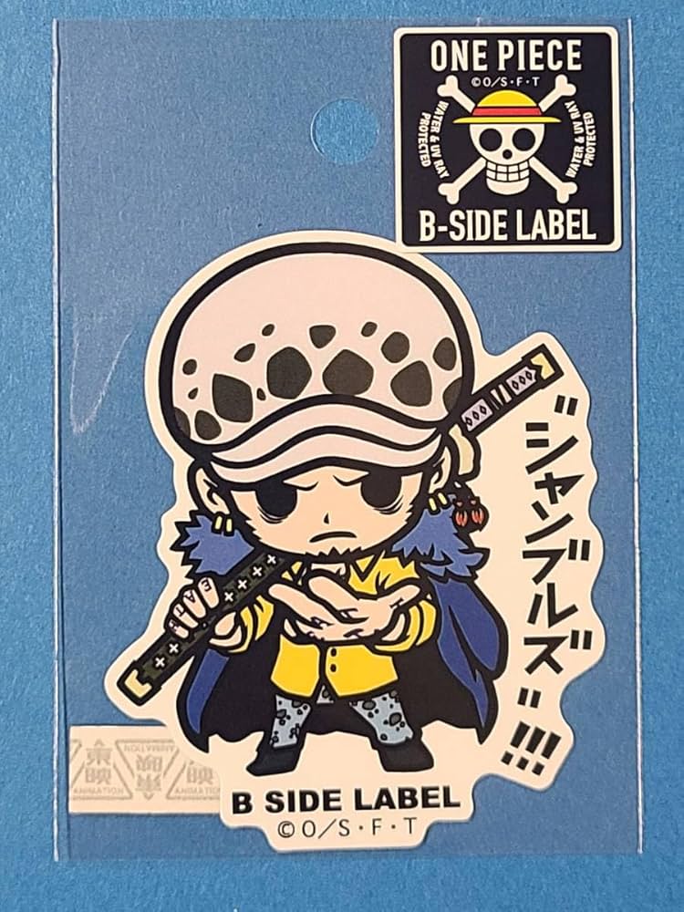 Amazon.co.jp: ワンピース B-SIDE LABELステッカー トラファルガー