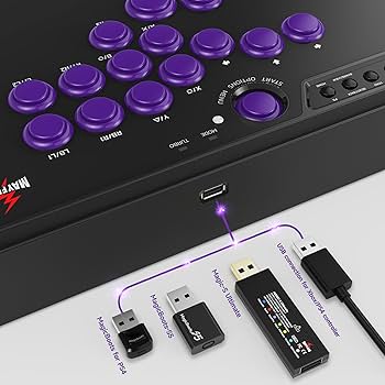 Amazon.com: MAYFLASH F500 FLAT Fight Stick All Button Arcade