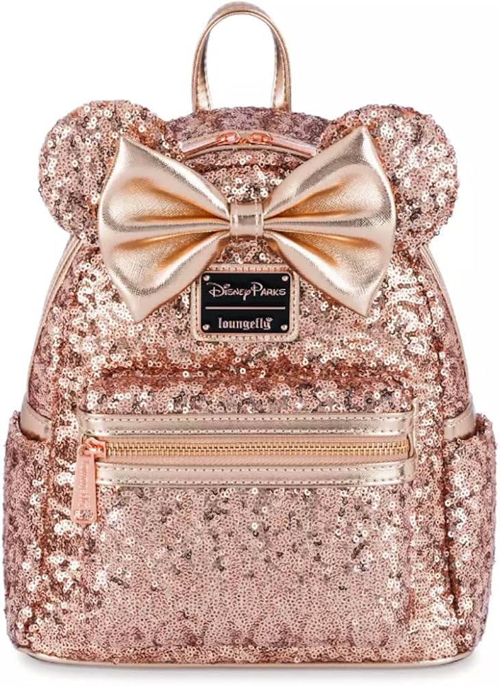 Amazon.com | Loungefly Disney Parks Minnie Mouse Sequin Mini