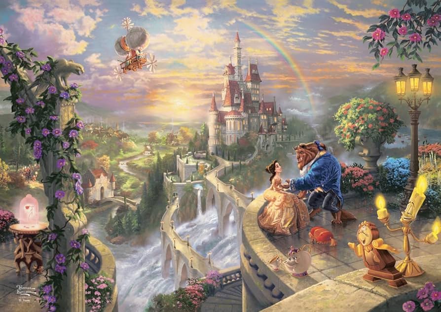 Amazon.com: MIGHTYPRINT Disney – Beauty and the Beast – Falling in
