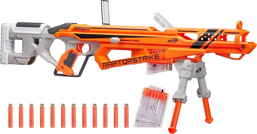Amazon.com: Hasbro Nerf Accustrike Raptorstrike Figure : Toys & Games