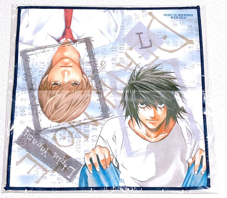 Amazon.co.jp: DEATH NOTE デスノート 夜神月 L ハンドタオル : ホーム