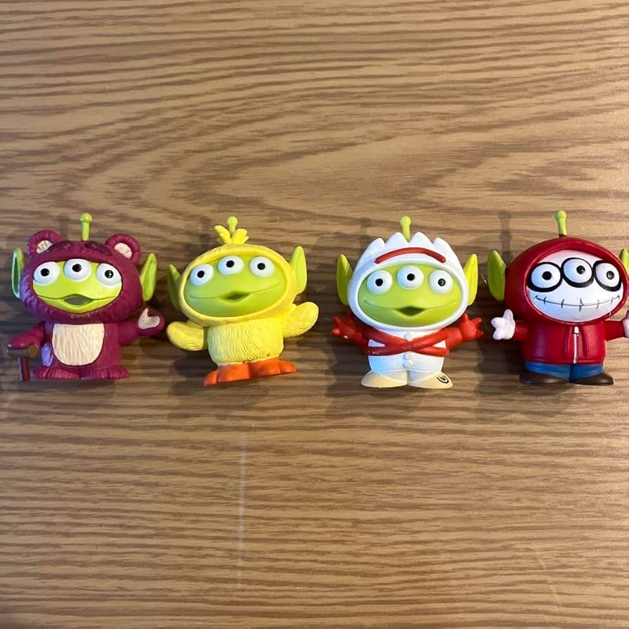 Amazon.co.jp: トイストーリー リトルグリーンメン ガチャガチャ4点