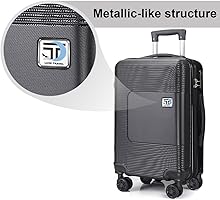 Amazon.com | Leluxe Travel 4 Piece Luggage Set with Spinner Wheels