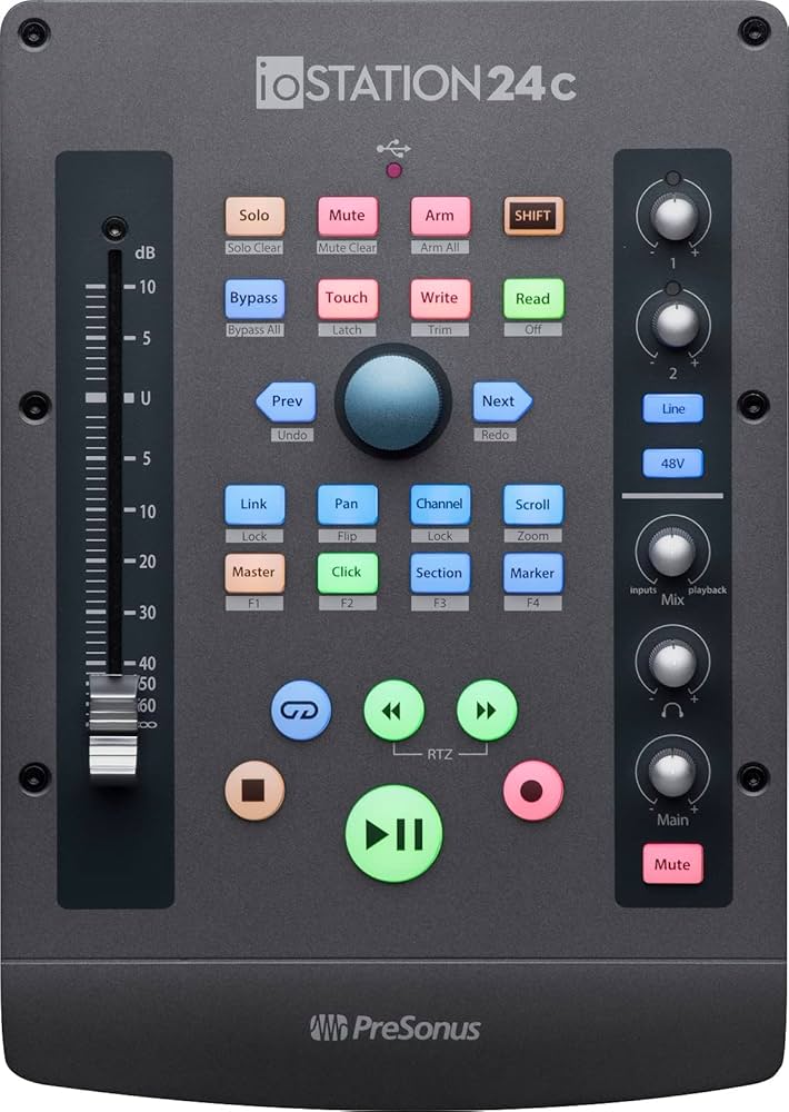 Amazon.com: PreSonus ioStation 24c 2x2, 192 kHz, USB Audio