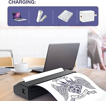 Amazon.co.jp: VLOXOタトゥー下絵転写用 持ち運びポータブル コピー