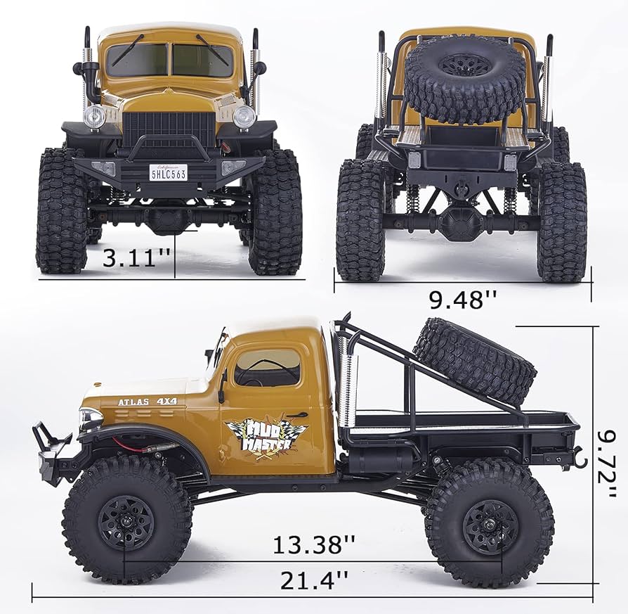 Amazon.co.jp: RocHobby 1/10スケール RCトラック エラスー(Atlas) 4WD
