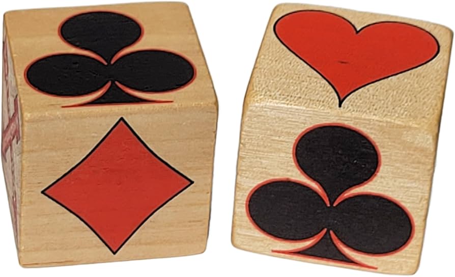 Amazon.com: Newt's Playing Cards Natural Wood Suited Indicators