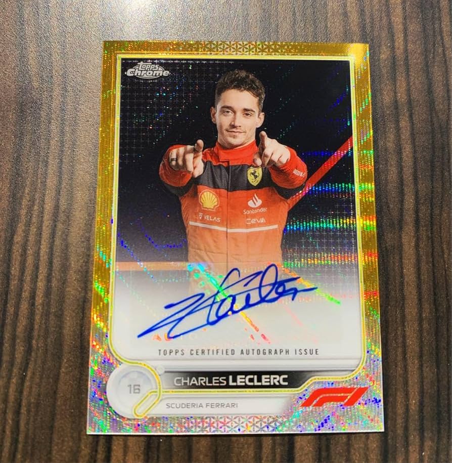 Amazon.co.jp: ルクレール 直筆サインカード F1 Charles Leclerc 50枚