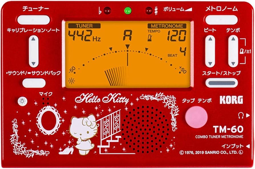 Amazon.co.jp: KORG TM-60-SKT2 チューナー メトロノーム ハローキティ
