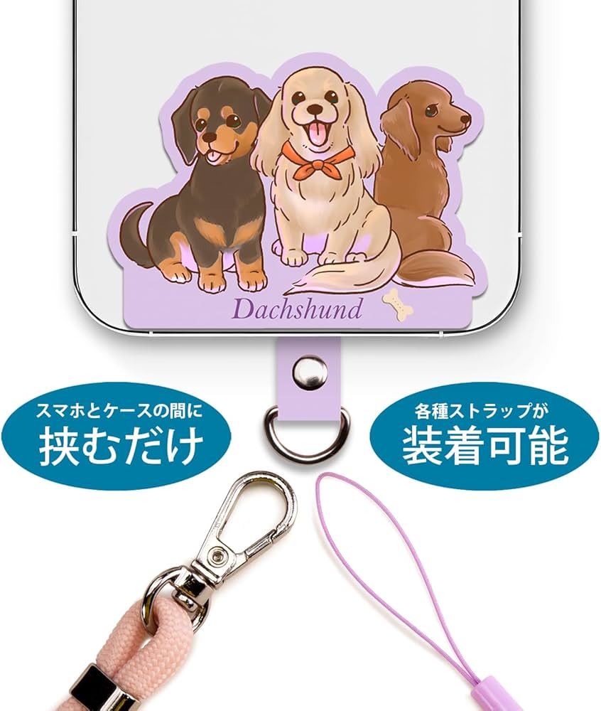 Amazon.co.jp: ダックスフンド 【笑顔が楽しく可愛いわんこイラスト