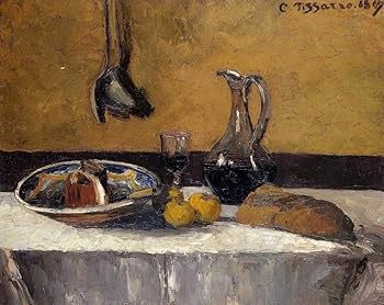 Amazon.co.jp: 21 点の油絵静物画 1867 カミーユ ピサロ キャンバス上