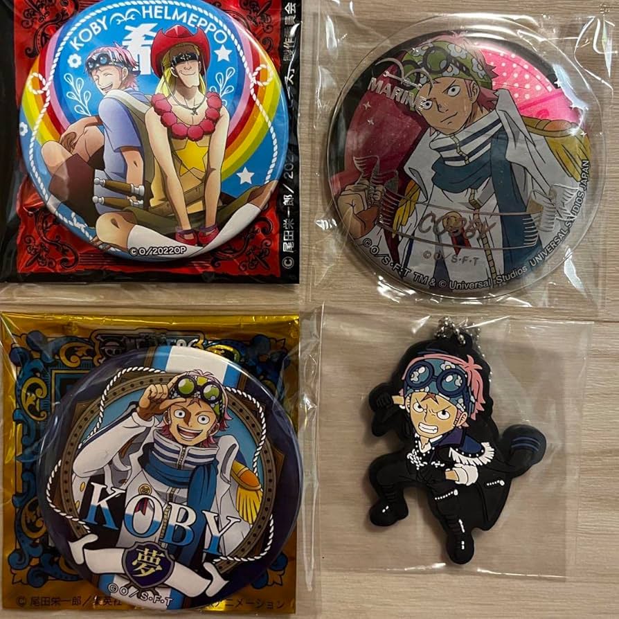 Amazon.co.jp: ONE PIECE 輩缶バッジ WORLD コビー USJ限定 コビー