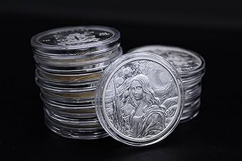 2024-1 oz Fiji Silver Mona Lisa x Van Gogh Starry Night Coin Proof