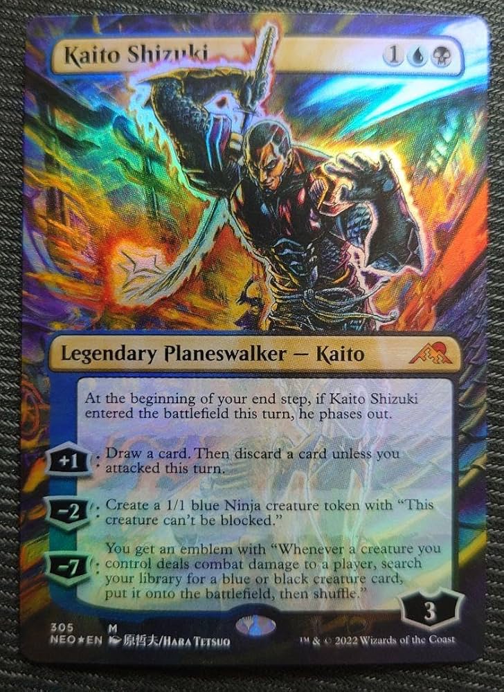 mtg 国産 日本語版 ボーダーレス FOIL レンと6番 2x2 MTG レンと六番