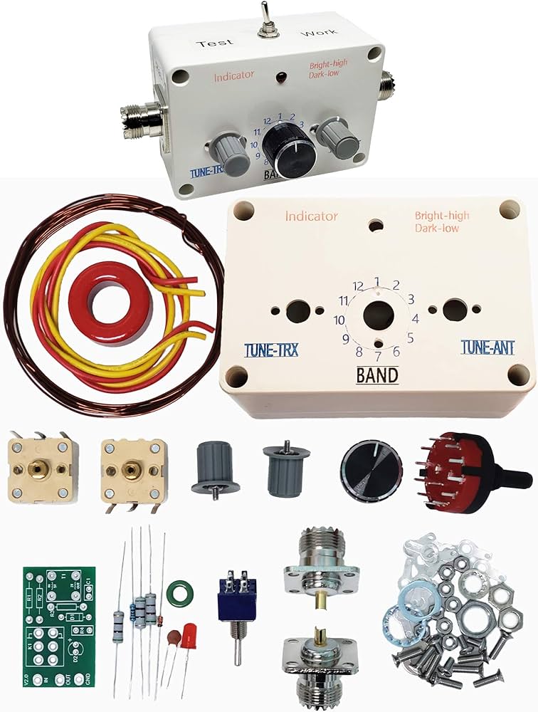Amazon | HAM 1-30 Mhz 手動アンテナチューナー HAM Radio QRP DIY