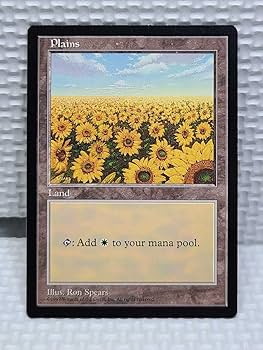 Amazon.co.jp: MTG APAC ランド ひまわり 平地① Plains Ron spears