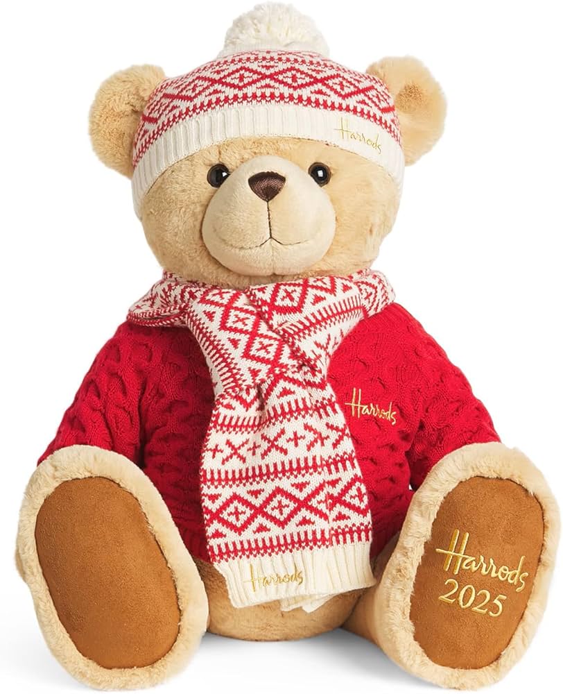 Amazon.co.jp: Harrods Christmas Bear 2025 ALFIE [アルフィー] くま