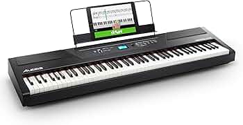 Amazon | Alesis 88鍵盤 電子ピアノ ハンマーアクション鍵盤 Recital