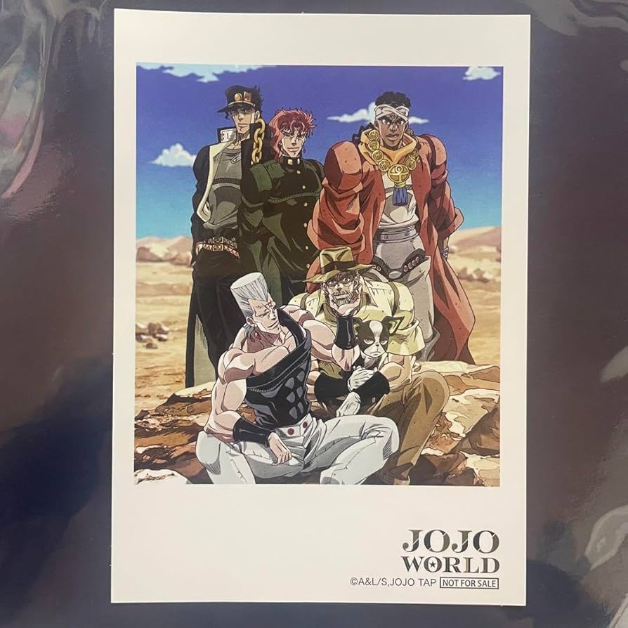 Amazon.co.jp: ジョジョワールド 3部 集合 ブロマイド : おもちゃ