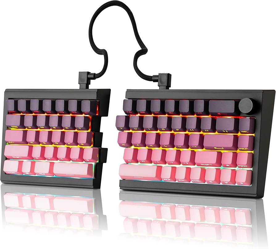 Amazon.com: ZORNHER ST68 Wireless Ergonomic Split Mechanical