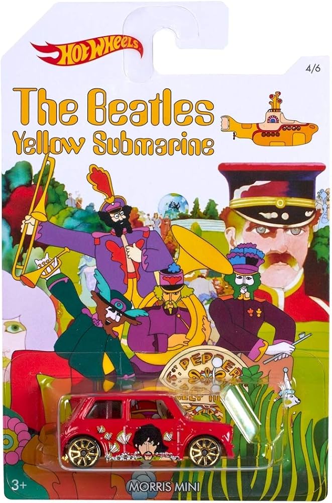 Amazon.com: 2016 Hot Wheels THE BEATLES Yellow Submarine Morris